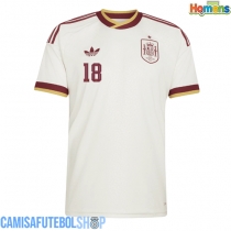 Camisa de time de futebol Espanha Martin Zubimendi #18 Replicas 2º Equipamento Mundo 2026 Manga Curta